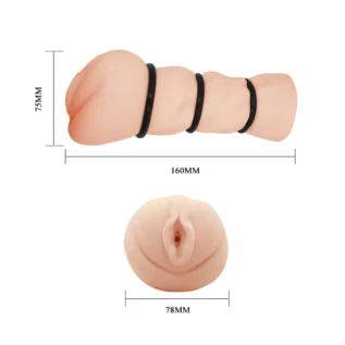 Зображення Мастурбатор вагіна з кільцями - Crazy Bull Masturbator Pocket Pussy