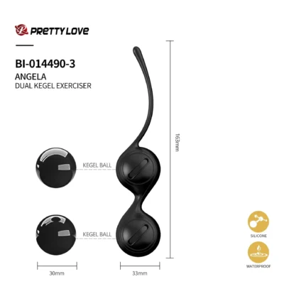 Зображення Набір БДСМ 6 предметів Pretty Love 30th ANNIVERSARY Baile чорний