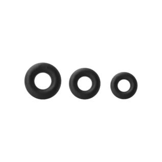 Alternative view of Набір кілець RENEGADE SUPER SOFT POWER RINGS BLACK