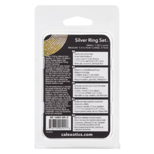 Зображення Набір ерекційних кілець Silver Ring - 3 Piece Set