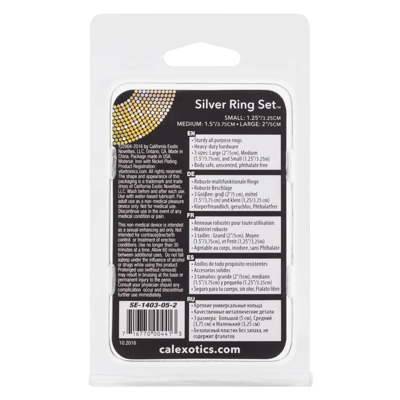 Набір ерекційних кілець Silver Ring - 3 Piece Set 13 Набір ерекційних кілець Silver Ring - 3 Piece Set - Зображення 11