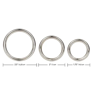 Зображення Набір ерекційних кілець Silver Ring - 3 Piece Set