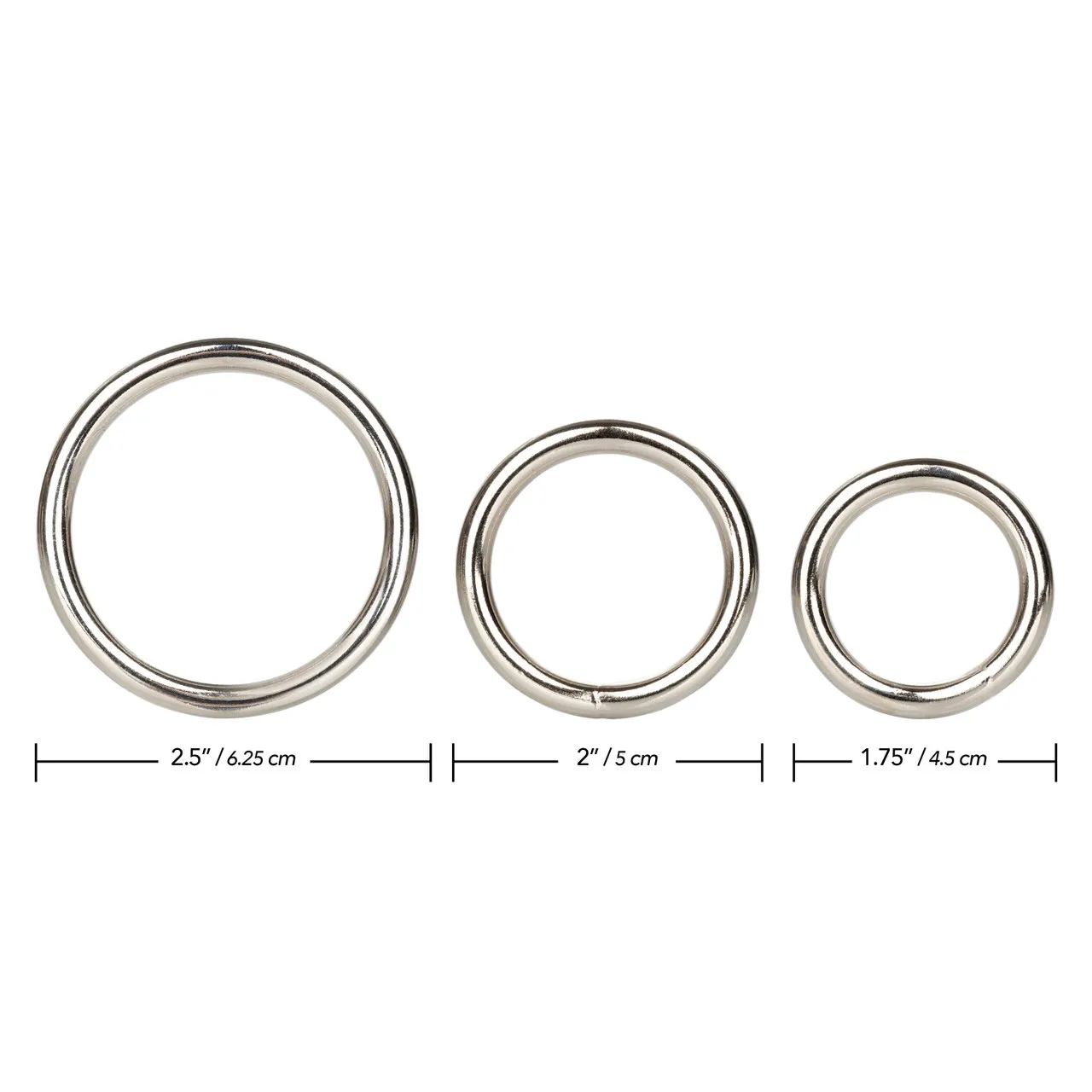 Набір ерекційних кілець Silver Ring - 3 Piece Set 11 Набір ерекційних кілець Silver Ring - 3 Piece Set - Зображення 9