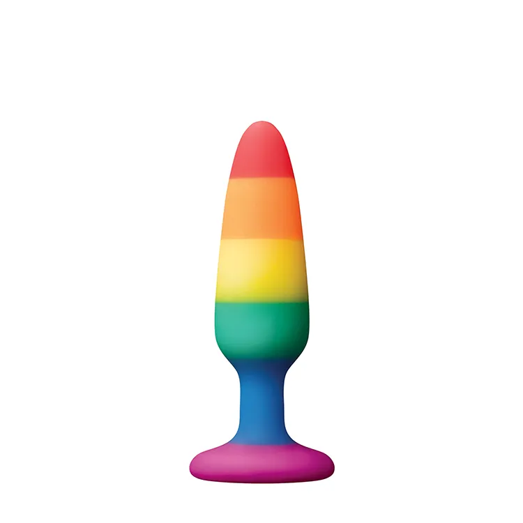 Райдужний анальний плаг COLOURFUL LOVE RAINBOW ANAL PLUG SMALL 3 Райдужний анальний плаг COLOURFUL LOVE RAINBOW ANAL PLUG SMALL