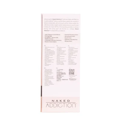 Фалоімітатор із пульсацією Addiction Naked Addiction 8.5” Thruster - Vanilla 31 Зображення Фалоімітатор із пульсацією Addiction Naked Addiction 8.5” Thruster - Vanilla