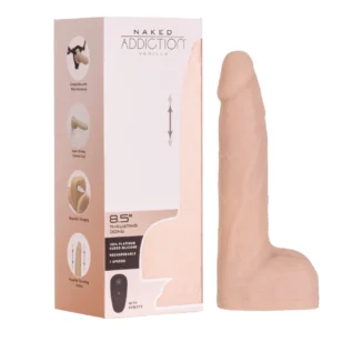 Фалоімітатор із пульсацією Addiction Naked Addiction 8.5” Thruster - Vanilla 28 Зображення Фалоімітатор із пульсацією Addiction Naked Addiction 8.5” Thruster - Vanilla