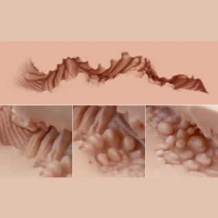 Зображення Мастурбатор-півторс Naked Factory LAURA, вагіна + анус, дуже реалістичний, наскрізний