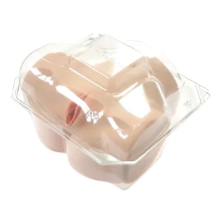 Зображення Мастурбатор-півторс Naked Factory LAURA, вагіна + анус, дуже реалістичний, наскрізний