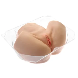 Зображення Мастурбатор-півторс Naked Factory SCARLET, вагіна + анус, вузький вхід, дуже реалістичний, наскрізний