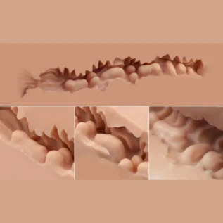 Зображення Мастурбатор-півторс Naked Factory SCARLET, вагіна + анус, вузький вхід, дуже реалістичний, наскрізний