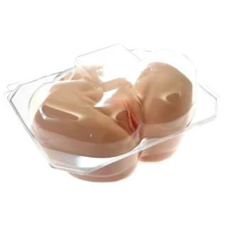 Зображення Мастурбатор-півторс Naked Factory SCARLET, вагіна + анус, вузький вхід, дуже реалістичний, наскрізний