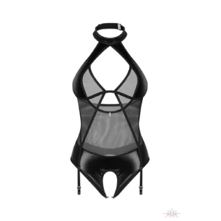 Alternative view of Боді Obsessive Dominna crotchless teddy