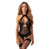 Зображення Боді Obsessive Dominna crotchless teddy