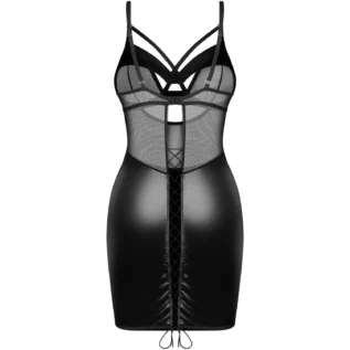 Сорочка Obsessive Dominna chemise & thong 11 Сорочка Obsessive Dominna chemise & thong - Зображення 4