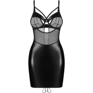 Сорочка Obsessive Dominna chemise & thong 10 Сорочка Obsessive Dominna chemise & thong - Зображення 3