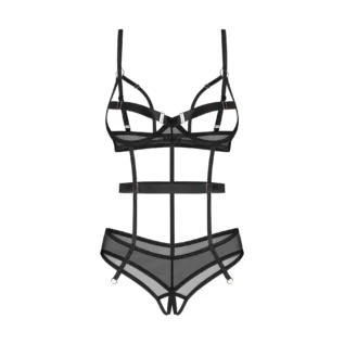 Боді Obsessive Euridia crotchless teddy 11 Зображення Боді Obsessive Euridia crotchless teddy