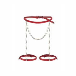 Зображення Пояс з гартерами Obsessive Inferro harness bottom S/M/L