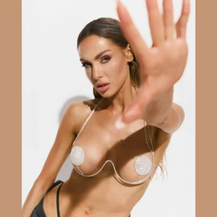 Зображення Прикраса на груди Obsessive Kisselie jewelry bra