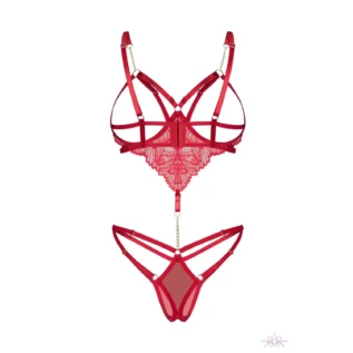 Зображення Боді Obsessive Matildea crotchless teddy