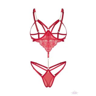 Зображення Боді Obsessive Matildea crotchless teddy