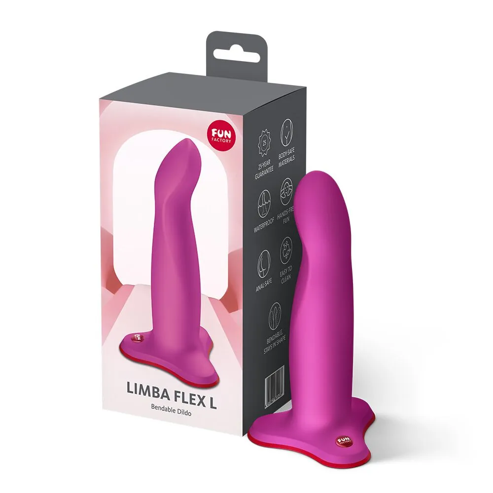 Фалоімітатор Fun Factory LIMBA FLEX, гнучкий, з ефектом пам’яті, підходить для точки G 6 Фалоімітатор Fun Factory LIMBA FLEX, гнучкий, з ефектом пам’яті, підходить для точки G - Зображення 4