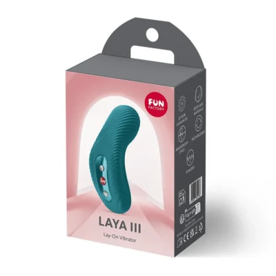 Зображення Накладний вібратор Fun Factory LAYA III, ефект постукування пальцем