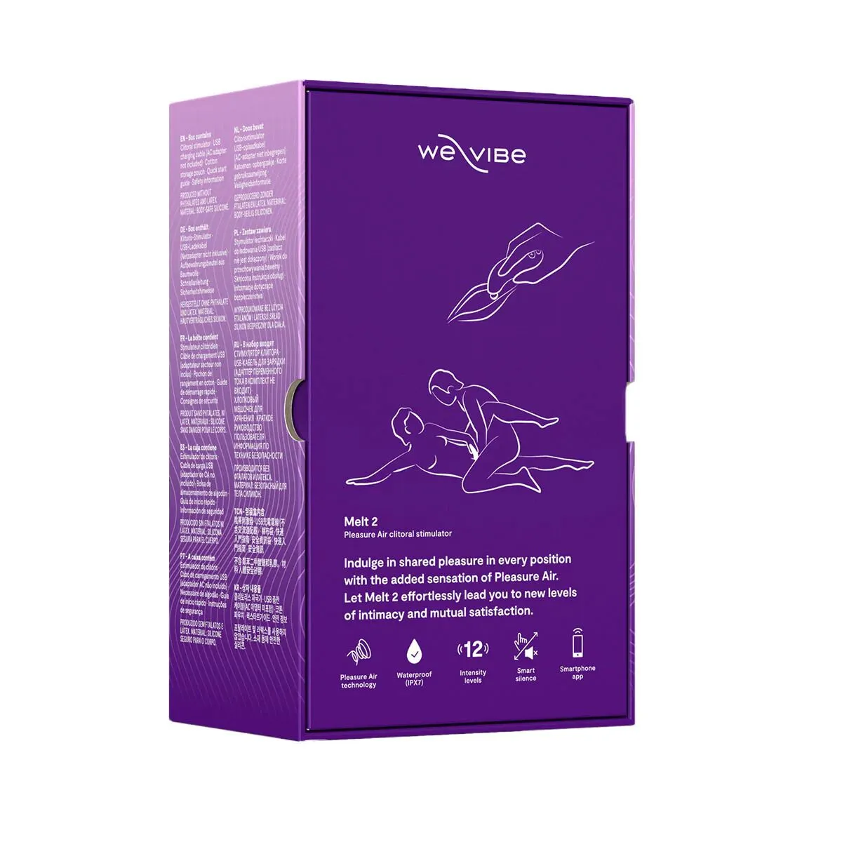 Вакуумний смарт-стимулятор для пар We-Vibe Melt 2 Purple 16 Вакуумний смарт-стимулятор для пар We-Vibe Melt 2 Purple - Зображення 14