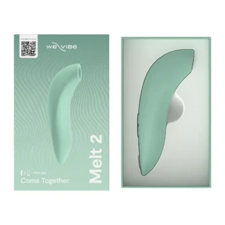 Вакуумний смарт-стимулятор для пар We-Vibe Melt 2 Sage 32 Зображення Вакуумний смарт-стимулятор для пар We-Vibe Melt 2 Sage
