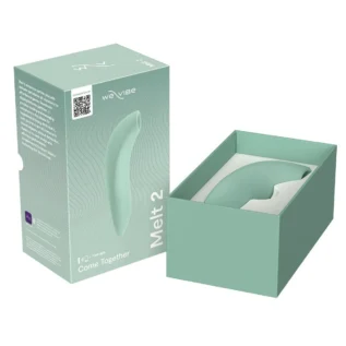 Вакуумний смарт-стимулятор для пар We-Vibe Melt 2 Sage 28 Зображення Вакуумний смарт-стимулятор для пар We-Vibe Melt 2 Sage
