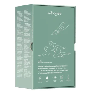 Вакуумний смарт-стимулятор для пар We-Vibe Melt 2 Sage 31 Зображення Вакуумний смарт-стимулятор для пар We-Vibe Melt 2 Sage