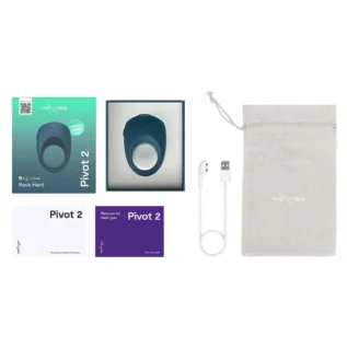 Ерекційне смарт-віброкільце We-Vibe Pivot 2 Slate 33 Зображення Ерекційне смарт-віброкільце We-Vibe Pivot 2 Slate