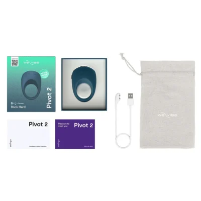 Зображення Ерекційне смарт-віброкільце We-Vibe Pivot 2 Slate