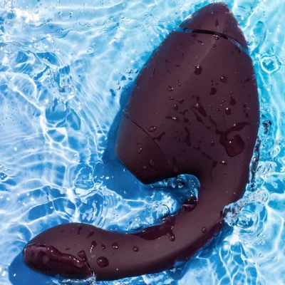 Зображення Подвійний вакуумний кліторальний стимулятор з вібрацією Womanizer Next Duo - Dark Purple