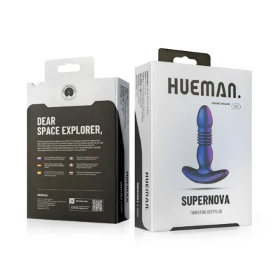 Анальна пробка з вібрацією та пульсацією Hueman - Supernova Thrusting Buttplug 22 Зображення Анальна пробка з вібрацією та пульсацією Hueman - Supernova Thrusting Buttplug
