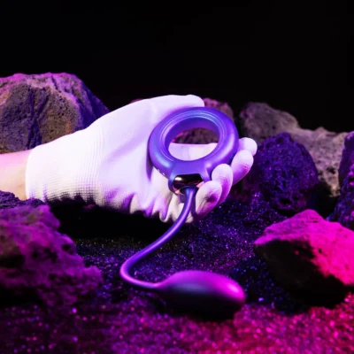 Ерекційне віброкільце з віброяйцем Hueman - Eclipse Anal Vibrator 23 Зображення Ерекційне віброкільце з віброяйцем Hueman - Eclipse Anal Vibrator