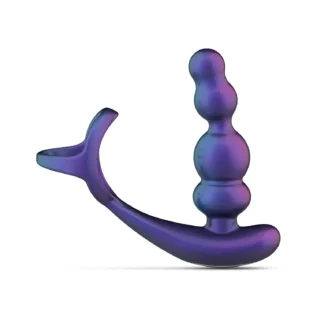 Alternative view of Анальний вібратор з ерекційним кільцем Hueman - Stellar Force Anal Beads with Cockring