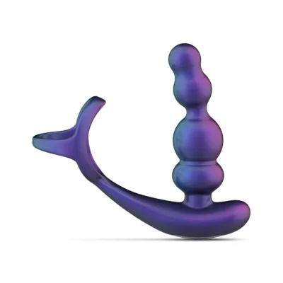 Alternative view of Анальний вібратор з ерекційним кільцем Hueman - Stellar Force Anal Beads with Cockring