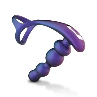 Зображення Анальний вібратор з ерекційним кільцем Hueman - Stellar Force Anal Beads with Cockring