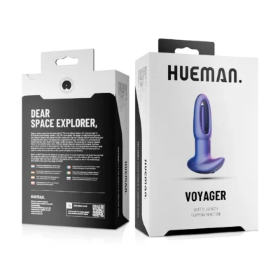 Анальна пробка з віброязичком Hueman - Voyager Butt Plug With Tapping 19 Зображення Анальна пробка з віброязичком Hueman - Voyager Butt Plug With Tapping