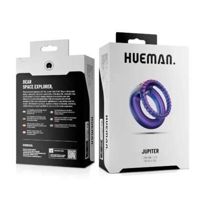 Зображення Ерекційне віброкільце Hueman - Jupiter Vibrating Cock and Ball Ring