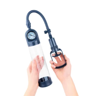 Вакуумна помпа для пеніса Boners Penispump With Pressure Gauge