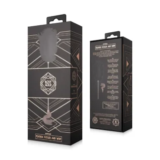 Зображення Лоскітка з металевим флогером Rosy Gold - Feather Tickler & Whip