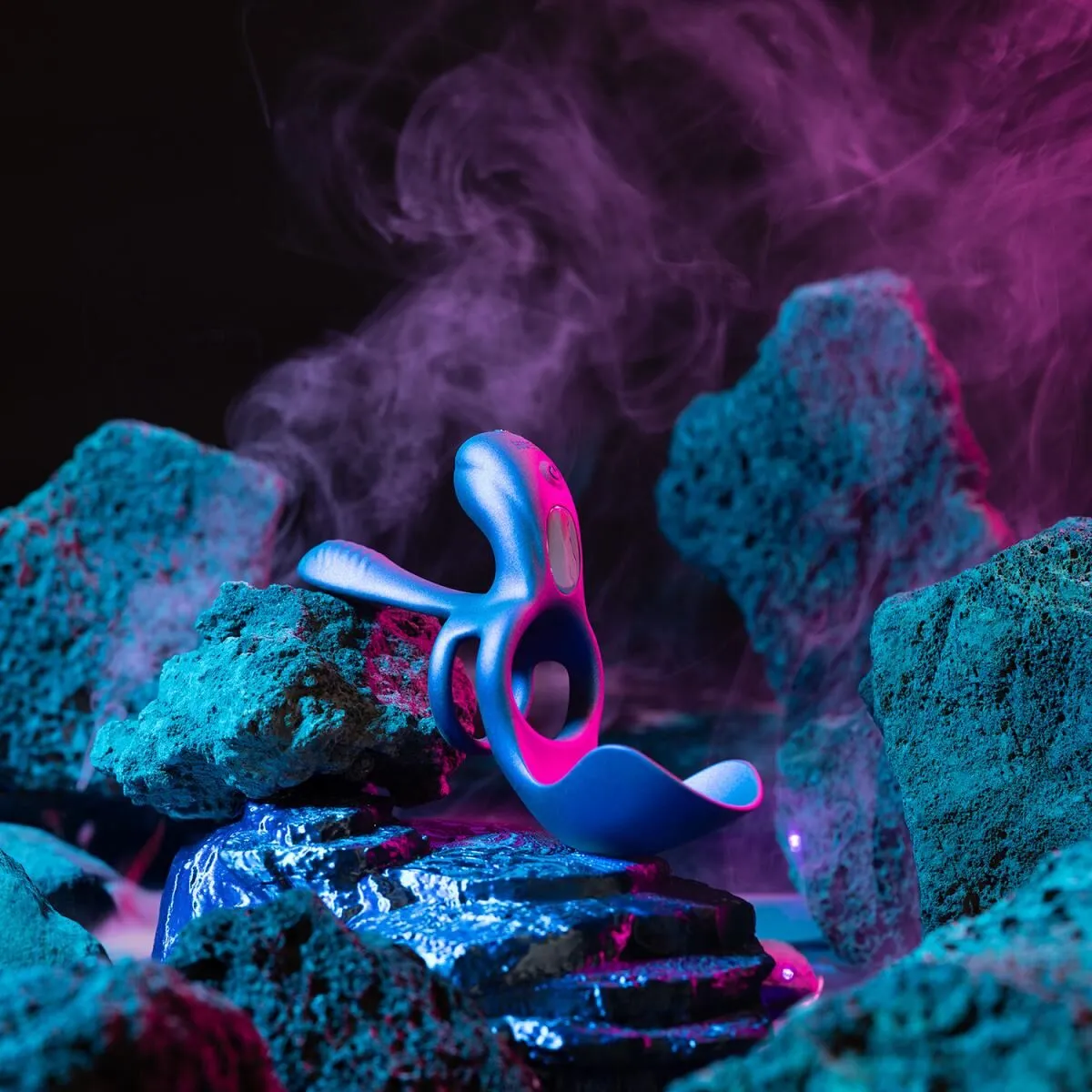 Ерекційне кільце 3в1 Hueman - Zenith, стимуляція яєчок, точки G та клітора, пульт ДК 7 Ерекційне кільце 3в1 Hueman - Zenith, стимуляція яєчок, точки G та клітора, пульт ДК - Зображення 6