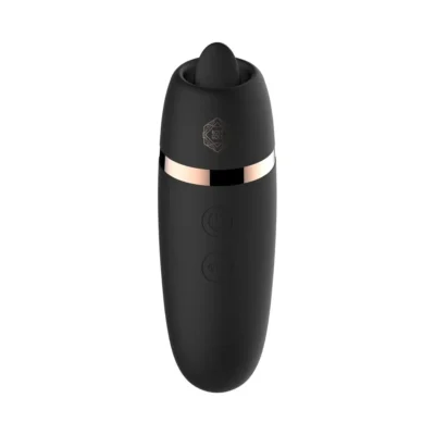 Alternative view of Мінівібратор з язичком Rosy Gold - Vibrating & Licking Dual Stimulator