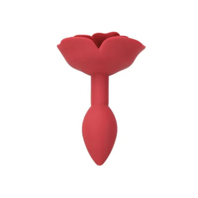 Силіконова анальна пробка Lux Active с розой - Red Rose Silicone Anal Plug 10 Зображення Силіконова анальна пробка Lux Active с розой - Red Rose Silicone Anal Plug