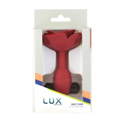 Силіконова анальна пробка Lux Active с розой - Red Rose Silicone Anal Plug 13 Зображення Силіконова анальна пробка Lux Active с розой - Red Rose Silicone Anal Plug