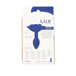 Силіконова анальна пробка Lux Active с розой - Red Rose Silicone Anal Plug 15 Зображення Силіконова анальна пробка Lux Active с розой - Red Rose Silicone Anal Plug