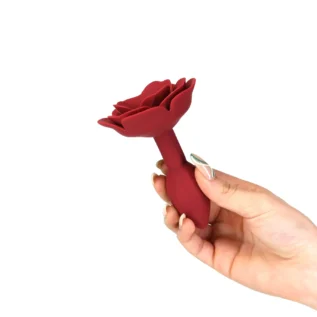 Силіконова анальна пробка Lux Active с розой - Red Rose Silicone Anal Plug 11 Зображення Силіконова анальна пробка Lux Active с розой - Red Rose Silicone Anal Plug