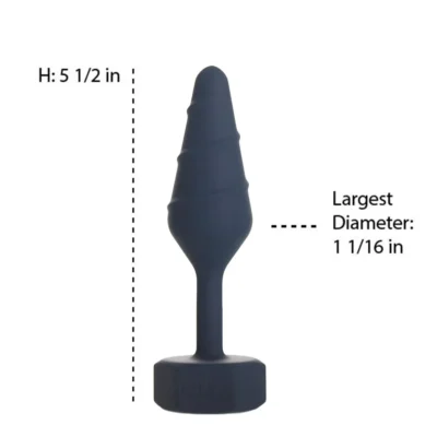 Анальна пробка Lux Active Twist Plug Small Blue 14 Зображення Анальна пробка Lux Active Twist Plug Small Blue