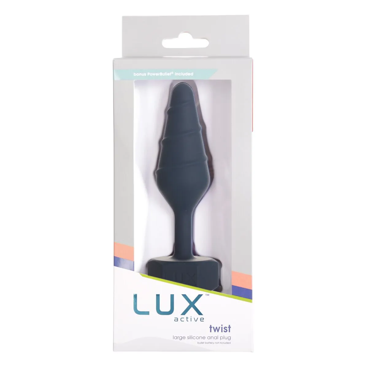Анальна пробка Lux Active Twist Plug Large Blue 7 Анальна пробка Lux Active Twist Plug Large Blue - Зображення 6
